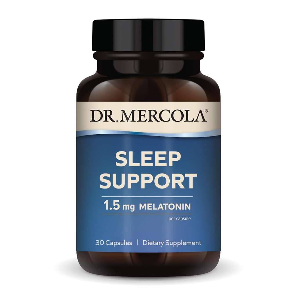 メルモラ睡眠サポート(Melatonin、1.5mg Melatonin Perサービング)、30サービング(30カプセル)、栄養補助食品、ヘルシーな睡眠とメンタルフォーカスをサポート、非GMO