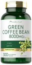カルライルグリーンコーヒー豆エキス | 8000mg | 300カプセル | ノンGMO・グルテンフリーフォーミュラ | 伝統的なハーブサプリメント