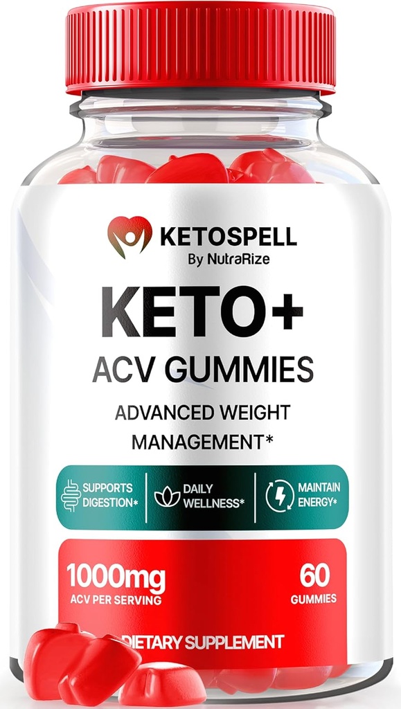 Keto Spell ACV グミー、KetoSpell Keto ACV 高度の減量の方式、すべての自然なAppleのサイダーのVinegar 1000MG、KetoSpell Keto + ACVの補足、Gomitasの検討(60のガミー)