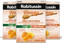 Robitussin Medi-Soothers 蜂蜜 レモン 喉 Lozenges, Long-Lasting 咳 + Sore Throat 痛みの軽減 - 48 カウント (3 x 16ct パック)