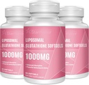 LiposomalのグルタチオンのSoftgels 1500MGのビタミンCの減らされたグルタチオンの補足、よりよい吸収、健康な老化、デトックス、免疫の健康、180のSoftgelsのための非GMOの強力な酸化防止剤