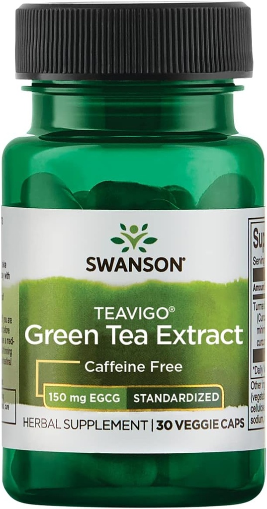 Swanson TEAVIGO GRN Tea 150MG EGCG 30VEG Cap