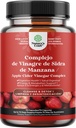 Cápsulas de Vinagre de Sidra Manzana - パララPérdida Peso ACV Suplemento自然 Quemagrasa Extra Potente Detox Puro para apoyar a la Digesión