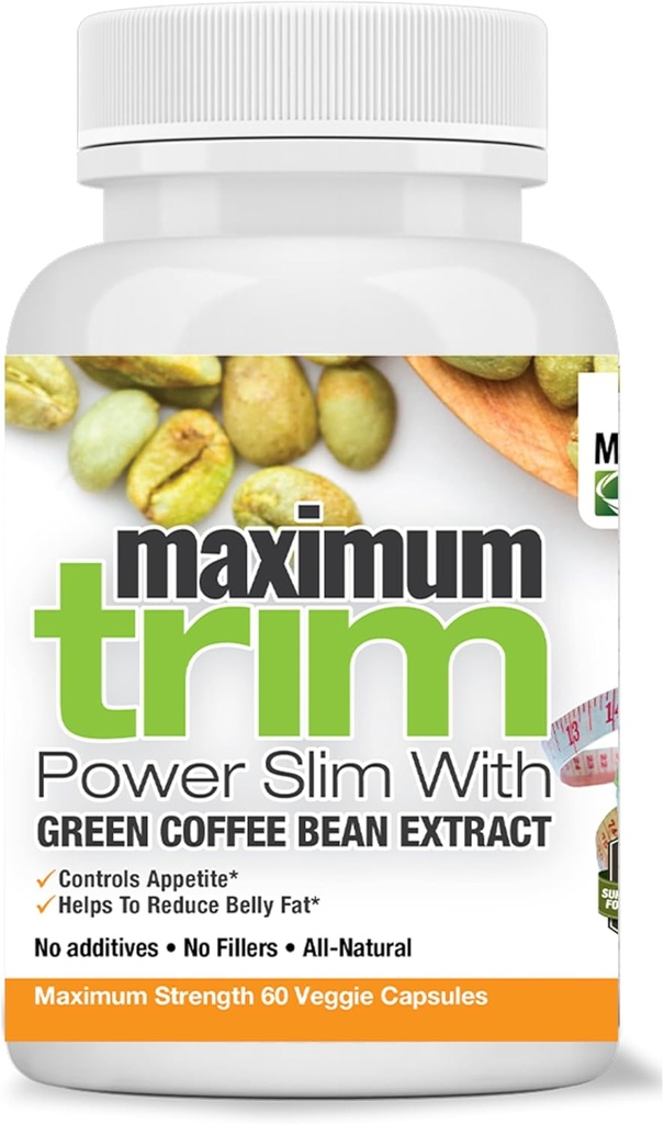 最高の細い最も有効な公式のMaxTrim Garcinia CAMBOGIA緑のコーヒー豆のエキスが付いているすべての自然な減量、食欲の抑制剤及び脂肪バーナー-月の供給