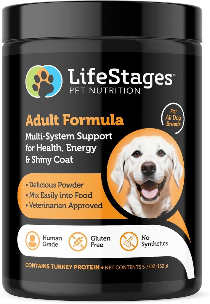 ステージ2:犬のためのマルチビタミン大人の式 | 体重管理のオールインワンサポート、消化の健康、ヒップ&ジョイント痛み、ストレス&不安&その他、すべての自然 - 獣医は承認しました