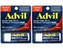 ポケット パックの2パックのAdvilの痛みのReliever/Feverの減力剤Ibuprofen 200mg - 10の上塗を施してあるタブレットPERのパック(合計20のタブレット)