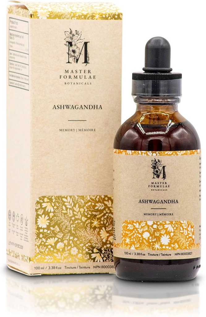 マスターフォーメーレアシュワガンダルート草創薬100ml | エクストラ強度エキス | 100%ナチュラル | 高バイオアベイラビリティ