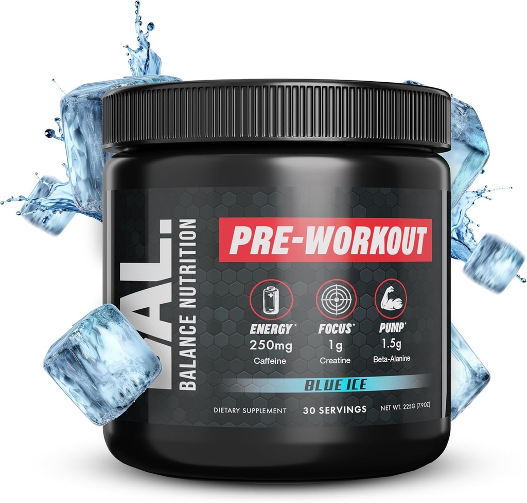 プレワークアウト 30 サービング (ブルーアイス)