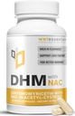 NAC - 650mg x 60のカプセルが付いているDihydromyricetin DHM - 300mg N-Acetyl-Cysteine、350mg Dihydromyricetin -肝臓サポート、水和のための最高の強さの食事療法の補足