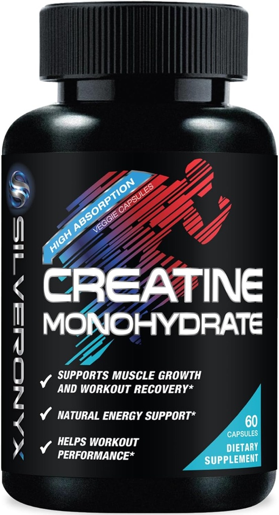 クレアチンの Monohydrate カプセル 3000mg - Micronized のクレアチンの栄養物の補足- Lean 筋肉成長、ワークアウトの性能、エネルギー及び耐久性サポート-高い吸収のカプセルごとの 750mg - 60 の計算