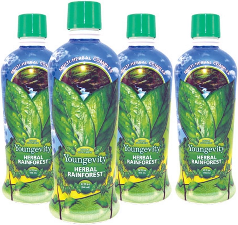 Youngevity Majestic Earth Herbal Rainforest, 32 Fl Oz - Ultimate Multi-Herbal, multivitamin and Mineral Complex for Men, Women, Kids - Immune Support Supplement - Gluten-Free