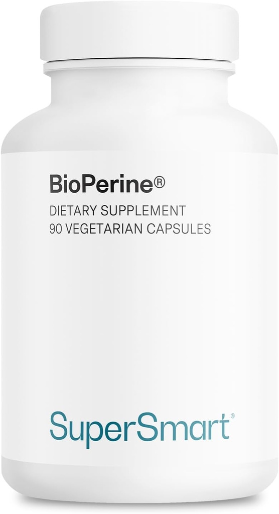 1日あたりのSuperSmart Bioperine 30mg(95%のPiperine) - 黒いPepperのエキスの補足 - 吸収性の増強物サポート 非GMO及びグルテンフリー- 90のベジタリアンのカプセル