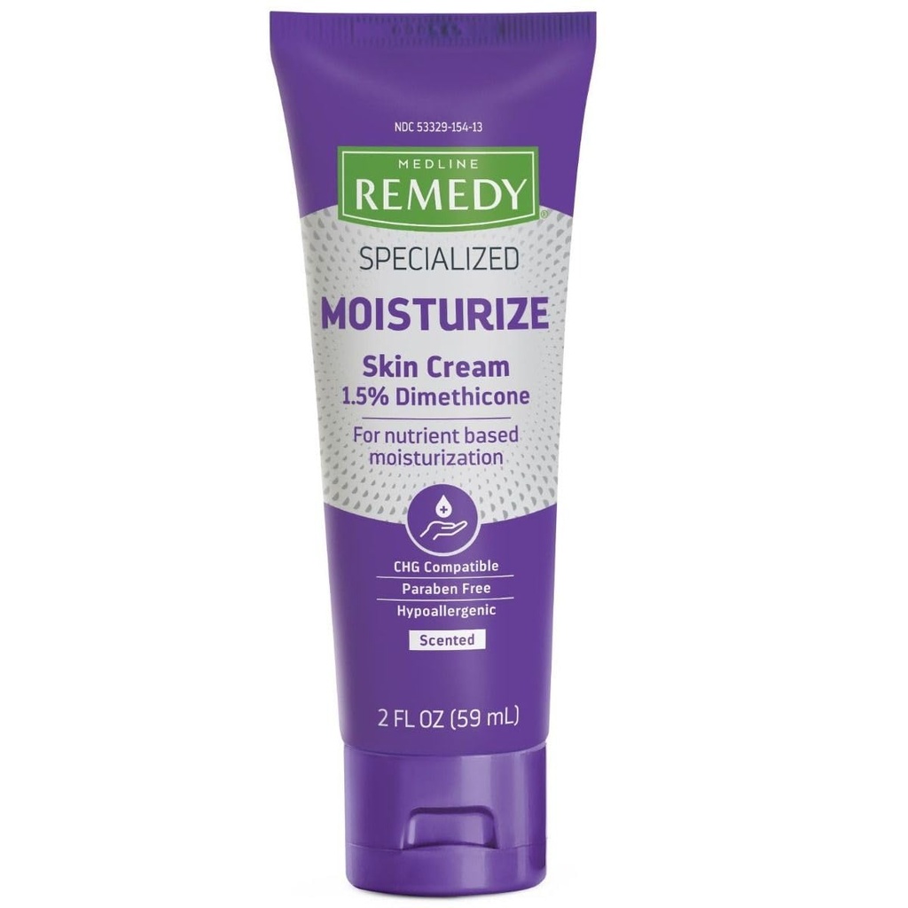 Medline Remedy の専門にされた皮のクリーム (2 oz の管)、におい、乾燥皮、硫酸塩なし、Paraben なし、hypoallergenic ボディ クリーム、乾燥した皮のための毎日の化粧水