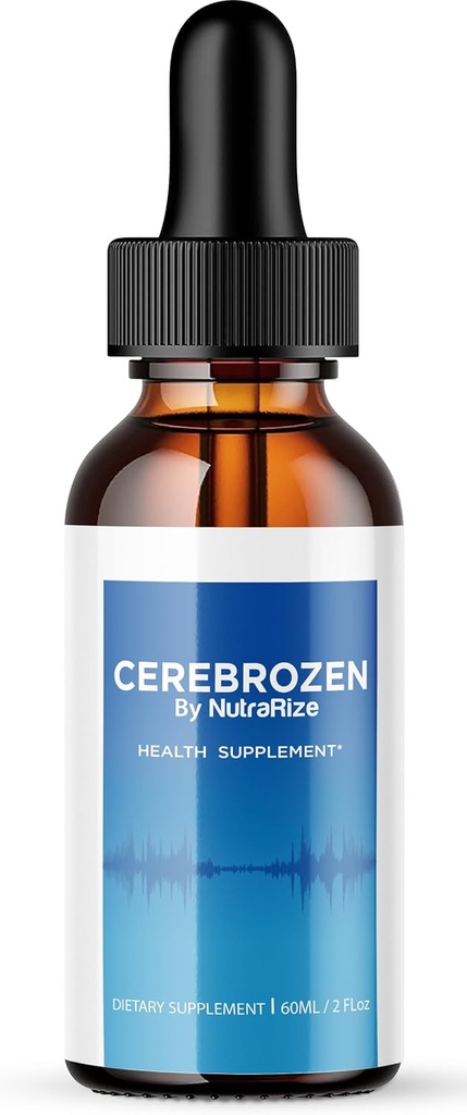 NutraRize Cerebrozen Drops - 耳の健康のための高度な式, 聴覚を改善する自然なサポート, Cerebrozen 24 栄養補助食品, レビュー (30 サービング)