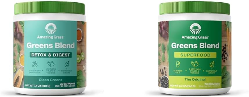 驚くべき草の緑のブレンドのデトックス及びダイジェスト:スムージー ミックス、クレンジング及び緑のブレンドのスーパーフード:ブースト エネルギーのための極度の緑の粉のスムージー ミックス