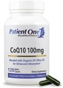 患者様1コエンザイムQ10(CoQ10)100mg | 心と血管の健康を支える抗酸化サプリメント | オーガニックオリーブオイルで | 120カプセル