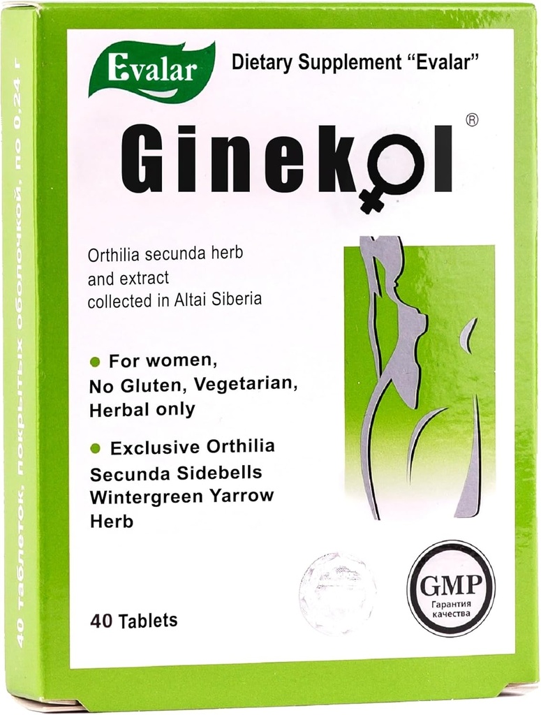 Evalar Orthilia Secunda Sidebells Wintergreen Yarrow Herb 40 タブ Altai Siberia
