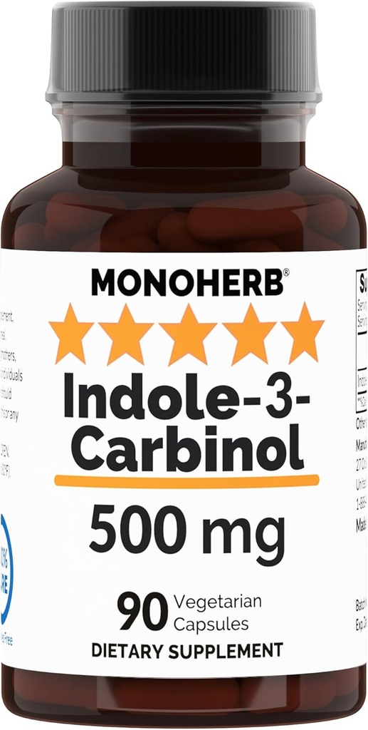Indole-3-Carbinol 500 mg - 90 Veg Capsules