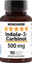 Indole-3-Carbinol 500mg - 90ベジカプセル