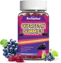 Quercetinのグミー1200MG、Bromelainのケルセチンのグミー、亜鉛ビタミンC、大人のためのケルセチンの補足のグミー及び子供、60のビーガングミー
