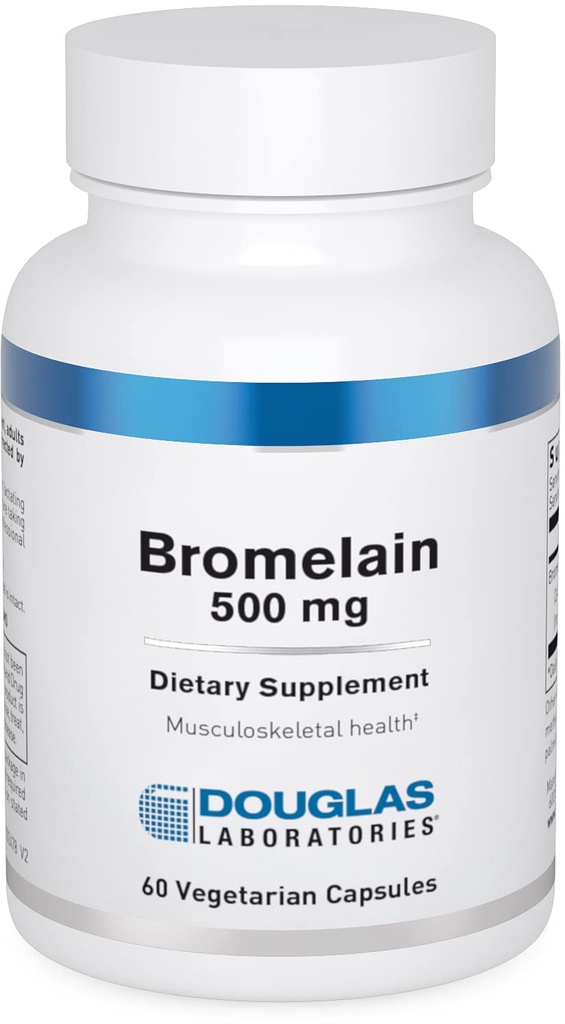 ドグラスラボラトリーズ ブロムレイン | 500mg - 筋骨格系をサポート | 60カプセル