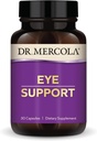 Dr. Mercola Eye Support - Eye & Vision Healthをサポート - Lutein、Zeaxanthin、有機アスタキサンチン&ブラックカラント - 非GMO、グルテンフリー&大豆無料 - 30カプセル(30サービング)