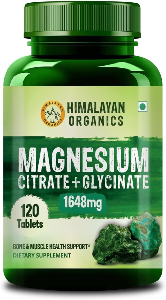 THO Magnesium Citrate 1648mg (120 Veg Tablets) 100% Herbal with Known Side Effects - by Venus.Exports