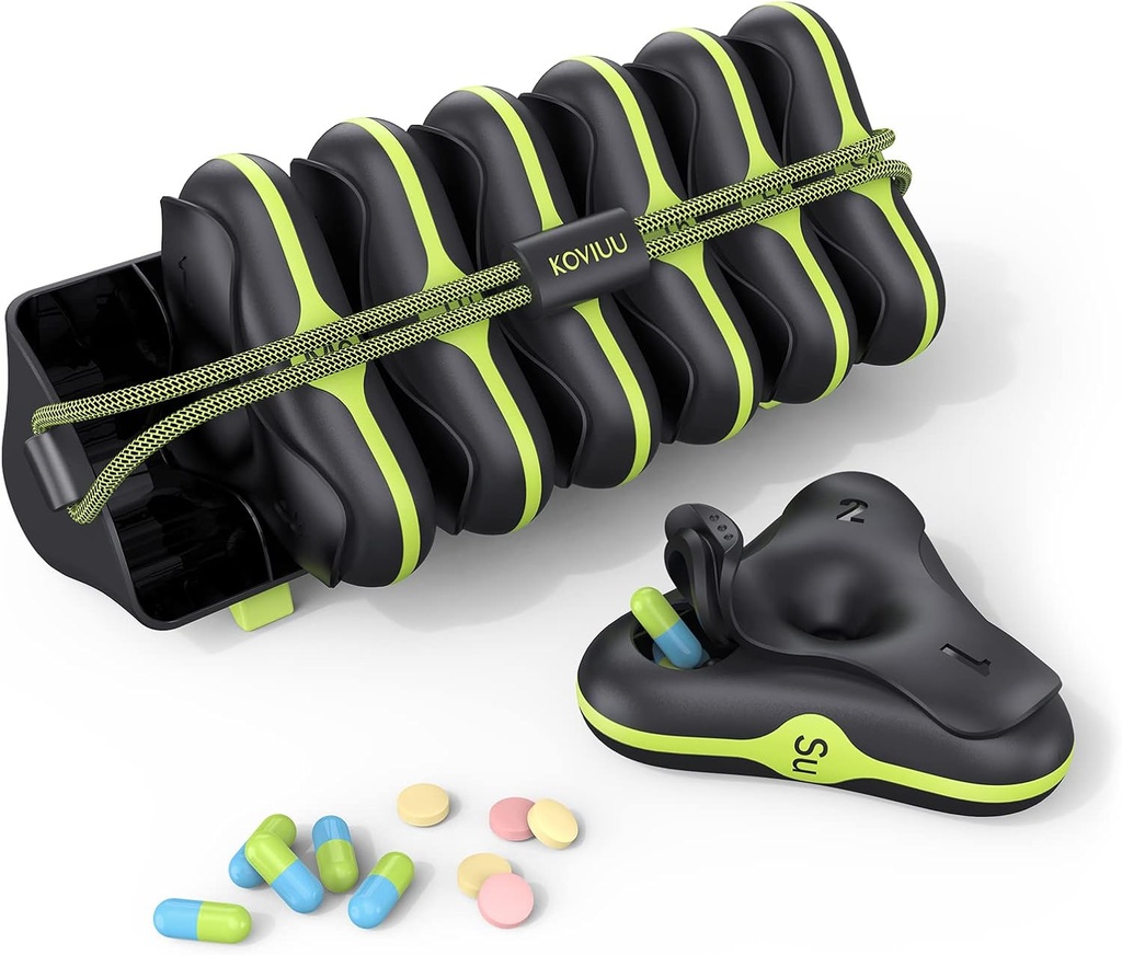 ウィークリーピルオーガナイザー3日、大きな旅行ピルボックス7日、取り外し可能な毎日のピルケース、ビタミンサプリメント医薬品オーガナイザーボックス、ピルコンテナホルダー