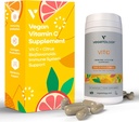 ビーガンビタミンCサプリメント - VIT C +シトラスBioflavonoid - ビタミンと健康のサプリメント - 毎日のサプリメント(60カプセル) - ビタミンC 500mgカプセル - 抗酸化物質サプリメント