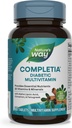 Nature's Way Completia Diabetic Multivitamin、Alpha Lipoicの酸、シナモン、フェヌグリーク、タウリン、ルテイン、高い効力Bビタミン、60のタブレット(パッケージ5月Vary)