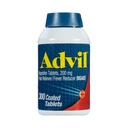 Advilの痛みのRelieverおよびフィーバーの減力剤、頭痛のためのIbuprofen 200mgの痛みの軽減の薬、腰痛、月経の痛みおよび接合箇所の痛みの軽減- 300の上塗を施してあるタブレット