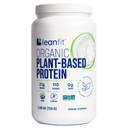 LeanFit有機植物ベースのたんぱく質, Unflavored, 21gビーガンプロテイン, 26サービング, 1.58ポンド (715g) 浴槽, 低カロリー, 大豆フリー, グルテンフリー, 乳糖フリー, ノンGMO
