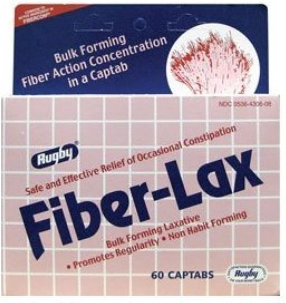 ラグビー繊維のLaxのPolycarbo、500のmg、60の帽子タブ