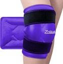 ZNÖCUETÖDは痛みの軽減のための膝のアイス パックの覆いを高めました、膝の足の傷害のための大きいゲルのアイス パックはTendonitis、関節炎、膨張、ブルース、外科回復のための風邪の圧縮と再使用可能な