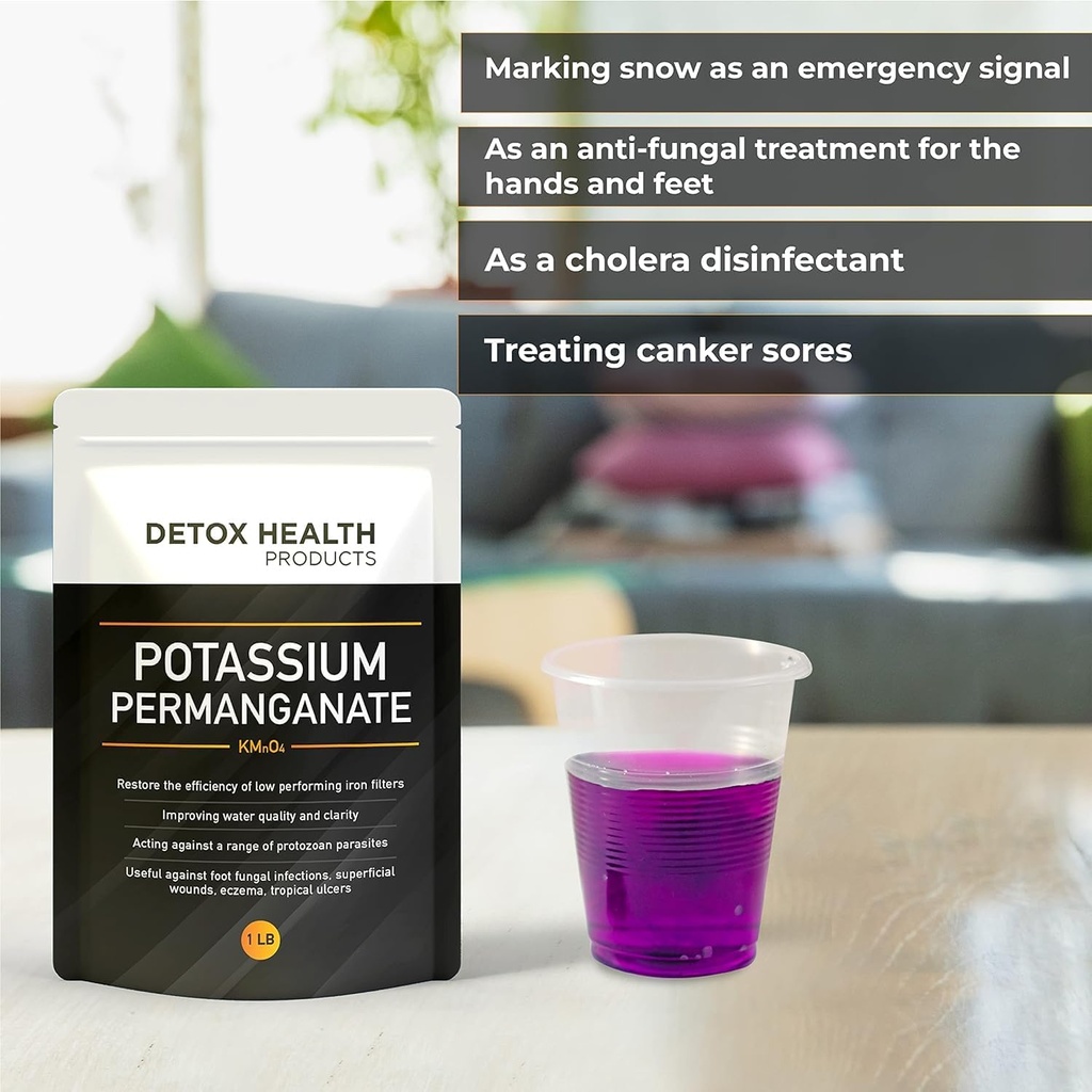 ジェネリックカリウム〜ペルマニウムクリスタル - 無料フローリングパウダー - Detox健康製品 - 2 OZ