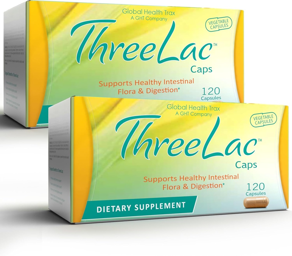 GHT - 3Lacプロバイオティックカプセル、240 Ct - 男性、女性、子供のための包括的な消化器サポート - 免疫システムとグットバランス、非GMO