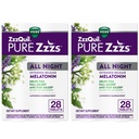 ZzzQuilの純粋なZzzsすべての夜延長解放、Melatoninの睡眠の援助のタブレットは、あなたが眠るより長く滞在するのを助けます、大人のための睡眠の援助、タブレットごとの2つのmg、56の合計のタブレット(28のパック)
