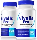 (2パック) Vivalis Pro Pills - 速い作用エネルギー、持久力および性能のためのプレミアム男性フォーミュラ、アクティブ&バランスの取れたライフスタイルのためのVivaalis Proカプセル、公式Viva Lis Pro(120カプセル)