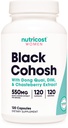 女性660mg、120カプセルのためのNutricostブラックコホッシュ - Don Quai、DIM、Chaste Berry、Veggie Cap、非GMO、グルテンフリー