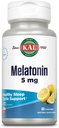 KALのMelatonin 5mgの睡眠の援助のロゼンジ、Melatoninの補足は睡眠の質、Calmingの弛緩および健康な睡眠周期を、加えられたビタミンB6、ベジタリアン、自然なレモン味、60のロゼンジを支えます