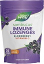 Nature’s Way Sambucus Immune Lozenges, High Potency Vitamin C, Elderberry, 24 Tropical Flavored Lozenges (Packaging May Vary)