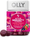 OLLYの免除のGummy、免疫サポート、Elderberry、亜鉛、ビタミンC、補足、ベリーの味、15日の供給- 45の計算