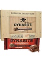 DYNABITEプレミアムエナジーバー(10カウント、チョコレート) | 低炭水化物のプロテインバー w/Plant ベースの成分 | グルテンフリーの食事代替バー | ゼロシュガープロテインバー | ハイプロテインスナックミールバー