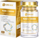 OMOGS NAD + 300 mg + トランスレスベラトロール200mg、純粋なNADサプリメント、マックス吸収、DNAの修復、健康な老化、細胞エネルギーと長寿、60カプセルのためのブーストサプリメント