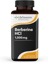 LifeSeasons Berberine - 消化、心臓および免疫の健康のためのサポート - 血中の砂糖と脂質レベルをバランス - サービングあたり1000 mg - 90カプセル