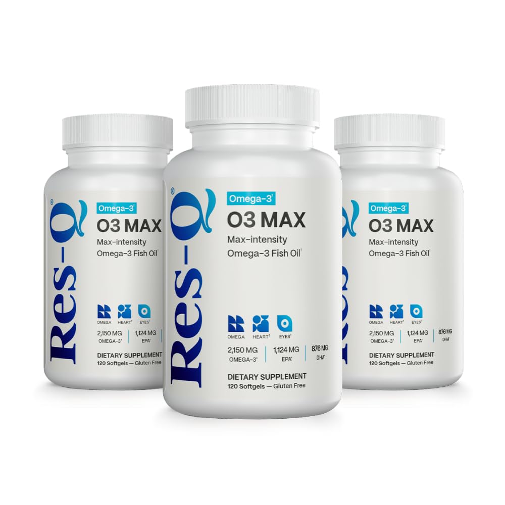Res-Q O3 MAXオメガ3カプセル(3 pk)