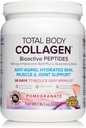 Natural Factors Total Body Collagen - Bioactive Collagen Supplement for Hair & Nail Growth Support - Healthy Skin Supplement with Protein, Vitamin C & More - Pomegranate, 500 g (38 Servings)