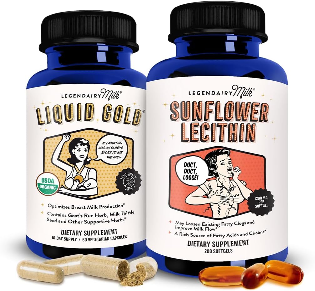 レジェンダシーミルクの液体の金+ヒマワリのレシチン乳の供給の増加のための乳液のLactationの補足および詰物のミルクのダクトのための-乳の流れおよびブーストのミルクの生産のためのbreastfeedingの補足