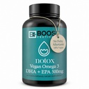 BoostCeuticalsビーガンオメガ3サプリメント500mg Dha EpaビーガンSoftgels - ない Stearates非GMOグルテンフリー  60 Ctハートと脳の健康