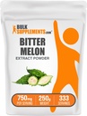 BulkSupplements.comビターメロンエキスパウダー - ビターメロンサプリメント、ビターグルードエキス - ハーブサプリメント、グルテンフリー、250g(8.8オンス)